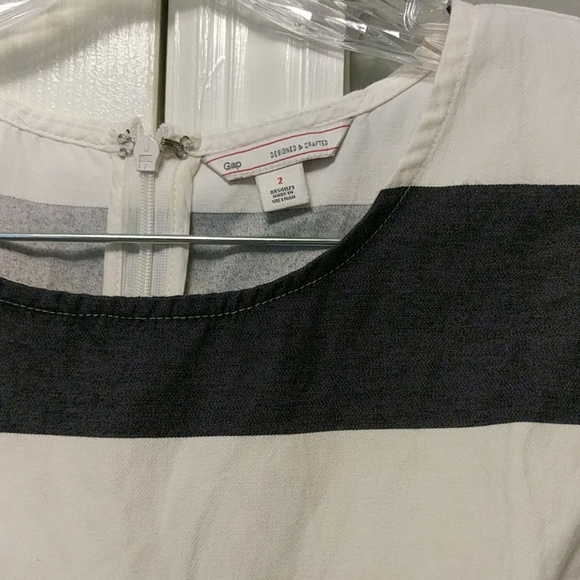Gap Denim and White Striped Dress - Picture 4 of 5